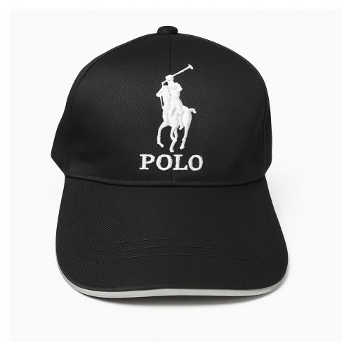 Elevate Your Look: Iconic Dark Black Baseball Polo Cap