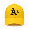 Yellow baseball cap